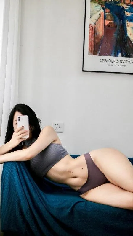 Cool文茜 –  灰色内衣丁字 【9P】